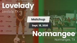 Matchup: Lovelady vs. Normangee  2020