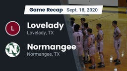 Recap: Lovelady  vs. Normangee  2020