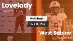 Matchup: Lovelady vs. West Sabine  2020
