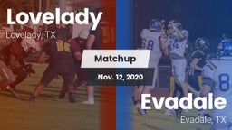 Matchup: Lovelady vs. Evadale  2020