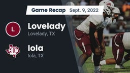 Recap: Lovelady  vs. Iola  2022