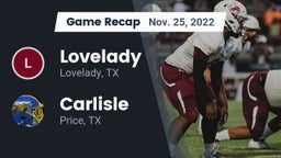 Recap: Lovelady  vs. Carlisle  2022