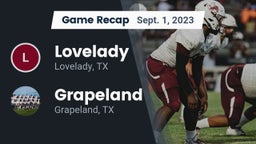 Recap: Lovelady  vs. Grapeland  2023