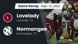 Recap: Lovelady  vs. Normangee  2023
