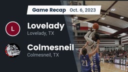 Recap: Lovelady  vs. Colmesneil  2023