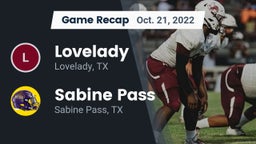 Recap: Lovelady  vs. Sabine Pass  2022