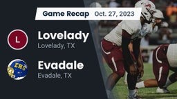 Recap: Lovelady  vs. Evadale  2023