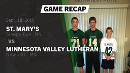 Recap: St. Mary's  vs. Minnesota Valley Lutheran  2015