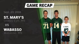 Recap: St. Mary's  vs. Wabasso  2016