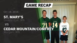 Recap: St. Mary's  vs. Cedar Mountain/Comfrey 2016