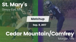 Matchup: St. Mary's vs. Cedar Mountain/Comfrey 2017