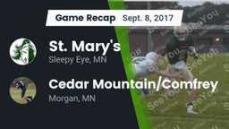 Recap: St. Mary's  vs. Cedar Mountain/Comfrey 2017
