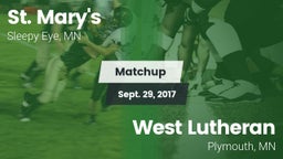 Matchup: St. Mary's vs. West Lutheran  2017