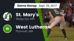 Recap: St. Mary's  vs. West Lutheran  2017