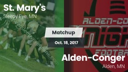 Matchup: St. Mary's vs. Alden-Conger  2017