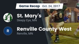 Recap: St. Mary's  vs. Renville County West 2017