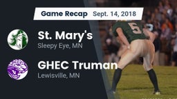 Recap: St. Mary's  vs. GHEC Truman 2018