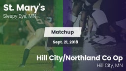 Matchup: St. Mary's vs. Hill City/Northland  Co Op 2018