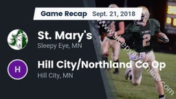 Recap: St. Mary's  vs. Hill City/Northland  Co Op 2018