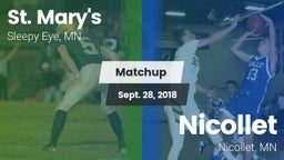 Matchup: St. Mary's vs. Nicollet  2018