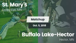 Matchup: St. Mary's vs. Buffalo Lake-Hector  2018