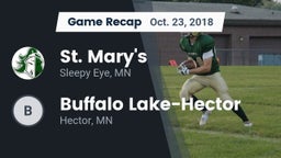 Recap: St. Mary's  vs. Buffalo Lake-Hector  2018