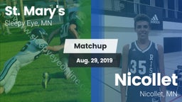 Matchup: St. Mary's vs. Nicollet  2019