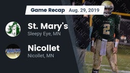 Recap: St. Mary's  vs. Nicollet  2019