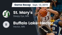 Recap: St. Mary's  vs. Buffalo Lake-Hector  2019