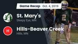 Recap: St. Mary's  vs. Hills-Beaver Creek  2019