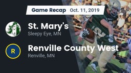 Recap: St. Mary's  vs. Renville County West  2019