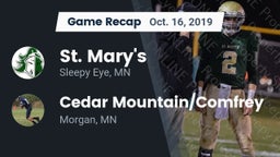 Recap: St. Mary's  vs. Cedar Mountain/Comfrey 2019