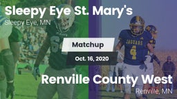 Matchup: St. Mary's vs. Renville County West  2020