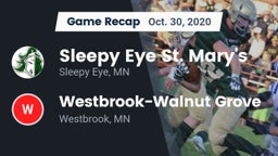 Recap: Sleepy Eye St. Mary's  vs. Westbrook-Walnut Grove  2020