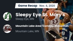 Recap: Sleepy Eye St. Mary's  vs. Mountain Lake Area-Comfrey Wolverines 2020