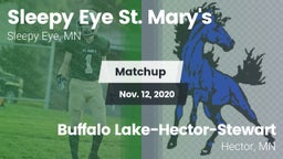 Matchup: St. Mary's vs. Buffalo Lake-Hector-Stewart  2020