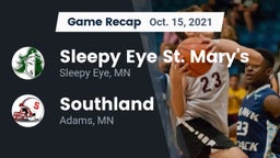 Recap: Sleepy Eye St. Mary's  vs. Southland  2021