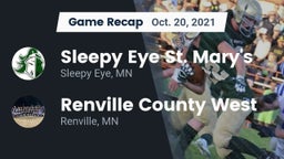 Recap: Sleepy Eye St. Mary's  vs. Renville County West  2021