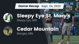 Recap: Sleepy Eye St. Mary's  vs. Cedar Mountain 2022