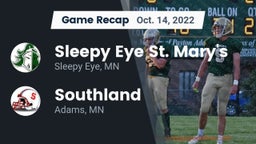 Recap: Sleepy Eye St. Mary's  vs. Southland  2022