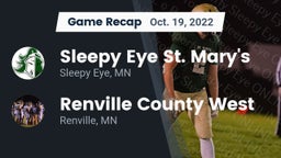 Recap: Sleepy Eye St. Mary's  vs. Renville County West  2022
