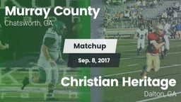 Matchup: Murray County vs. Christian Heritage  2017