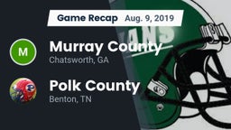 Recap: Murray County  vs. Polk County  2019