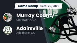 Recap: Murray County  vs. Adairsville  2020