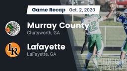 Recap: Murray County  vs. Lafayette  2020