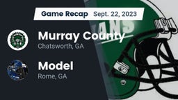 Recap: Murray County  vs. Model  2023