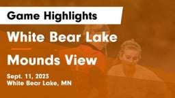 White Bear Lake  vs Mounds View  Game Highlights - Sept. 11, 2023