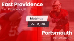 Matchup: East Providence vs. Portsmouth  2016