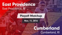 Matchup: East Providence vs. Cumberland  2016