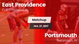 Matchup: East Providence vs. Portsmouth  2017